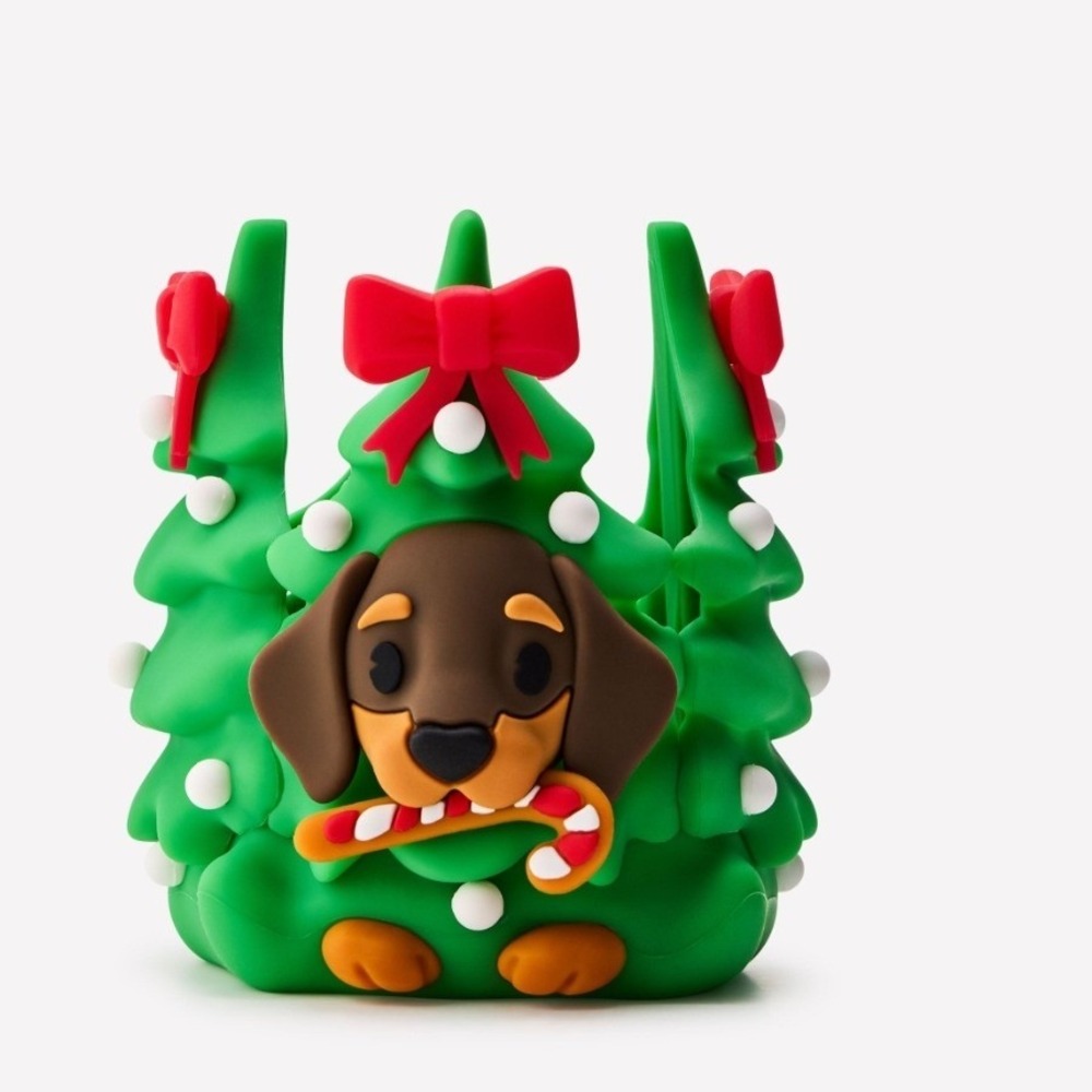 Bath Body Works Christmas Dachshund Light-Up Hand Soap Holder Festive Dog